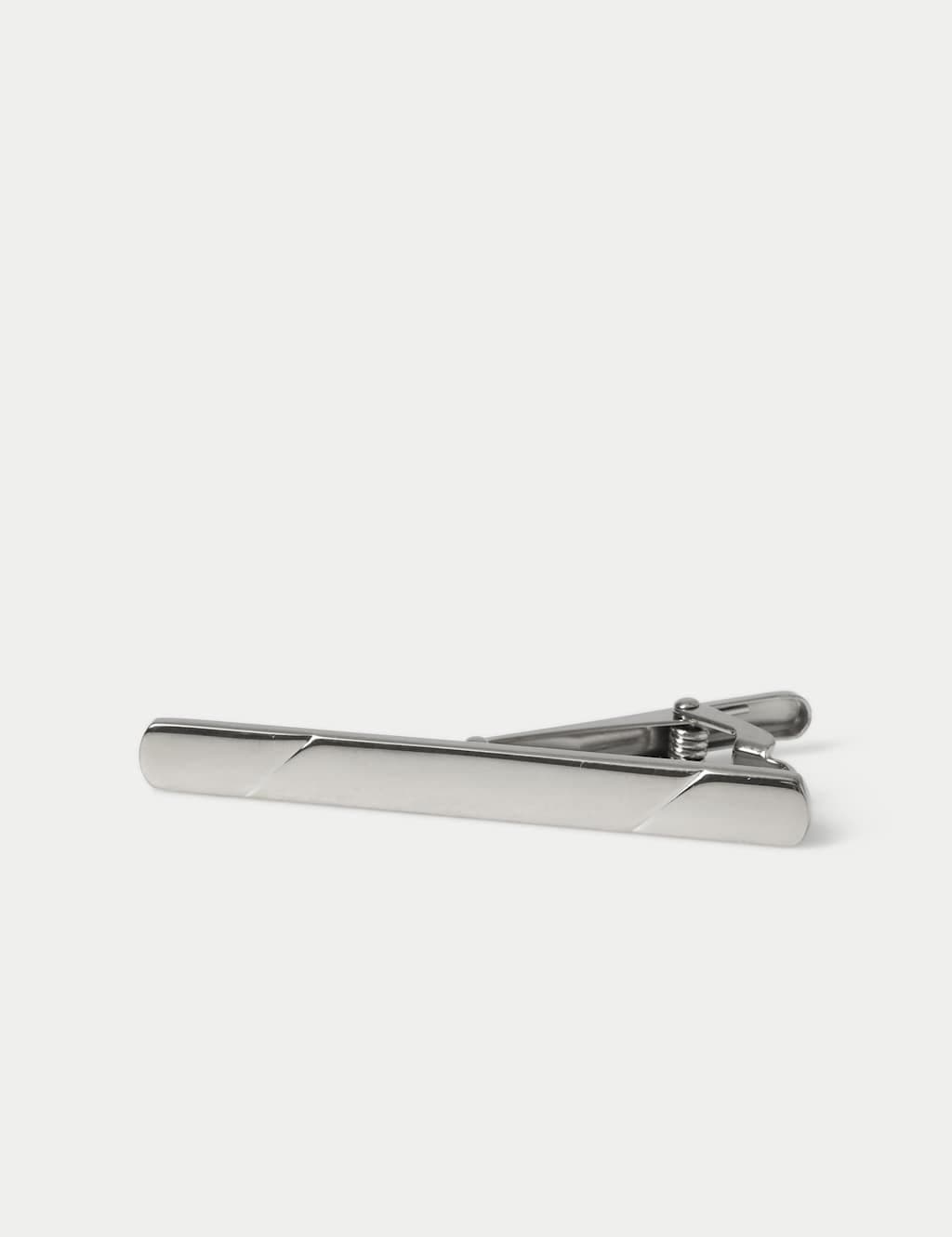 Marks & Spencer M&S Stainless Engraved Tie Pin Silver