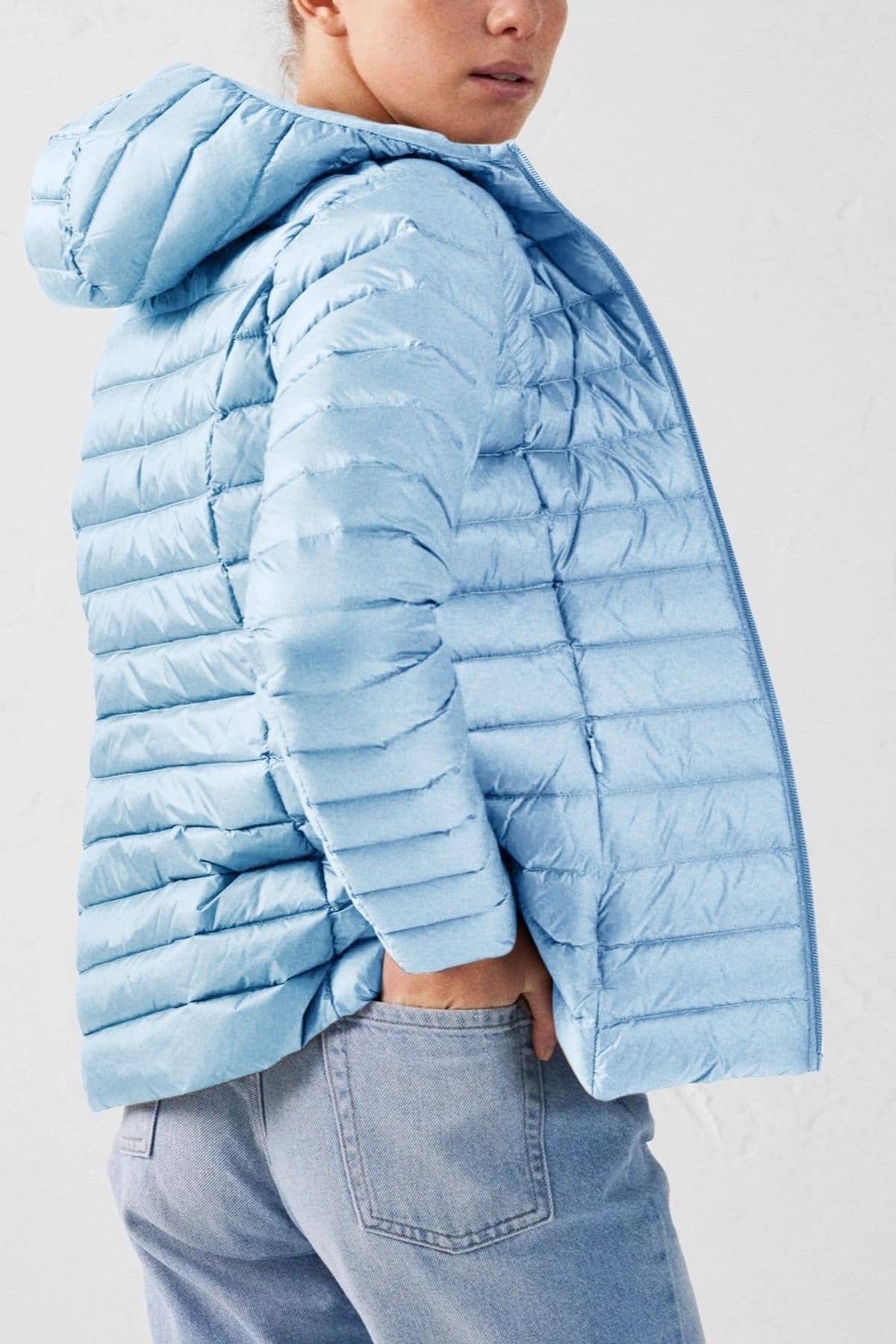 JOTT JOTT Women's Cloe Down Jacket in Baby Blue - 4