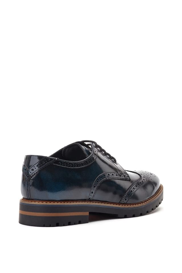 Base London Base London Men's Gibbs Hi Shine Shoes in Navy - 2