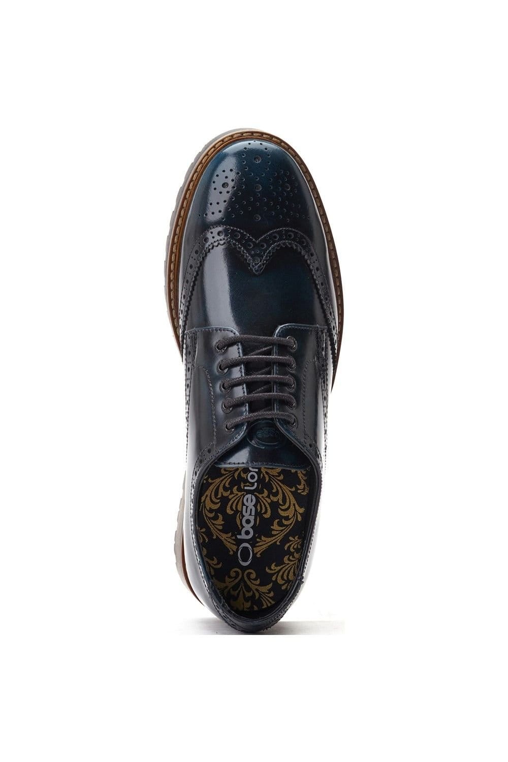 Base London Base London Men's Gibbs Hi Shine Shoes in Navy - 4