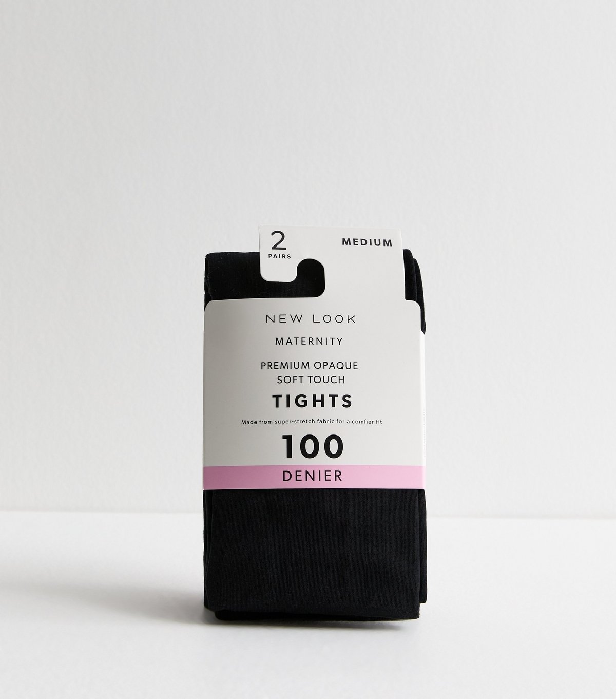 New Look Maternity Pack Of 2 Premium Black Opaque 100 Denier Tights New Look - 4