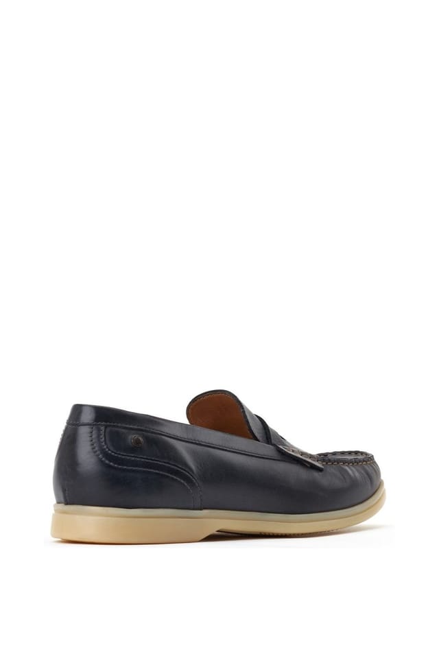 Base London Base London Men's Marlin Penny Loafer in Navy - 2