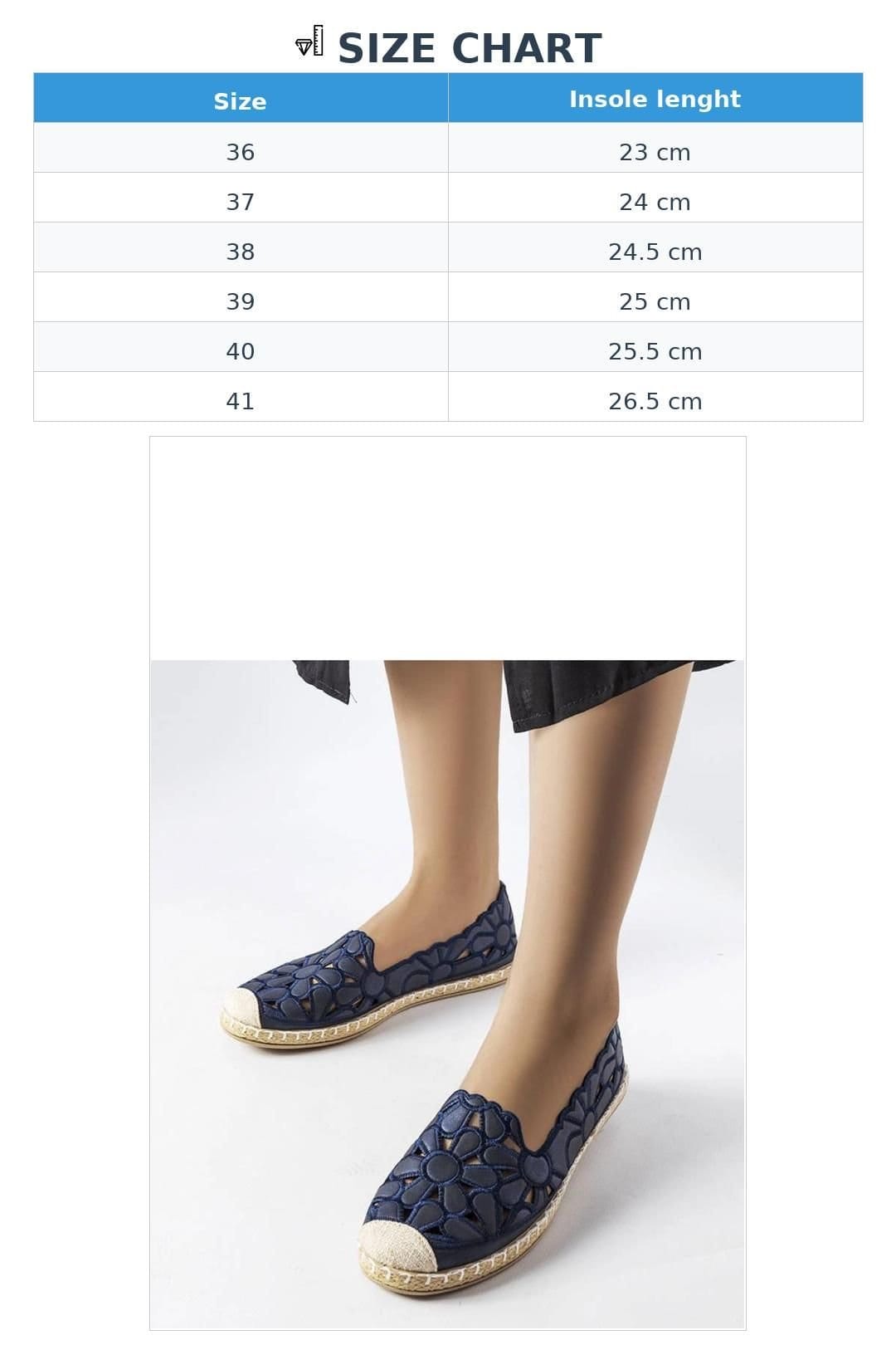 Love Lace Love Lace Women's Openwork Espadrille Slip On Shoes with Beige Rubber Sole in Blue - 4