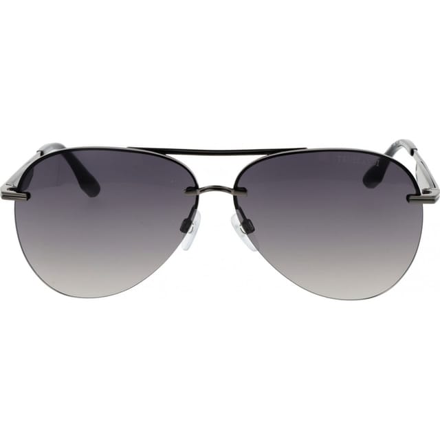 Trussardi Trussardi Men's TSM3004 64A01 Aviator/Navigator Sunglasses in Grey - 2