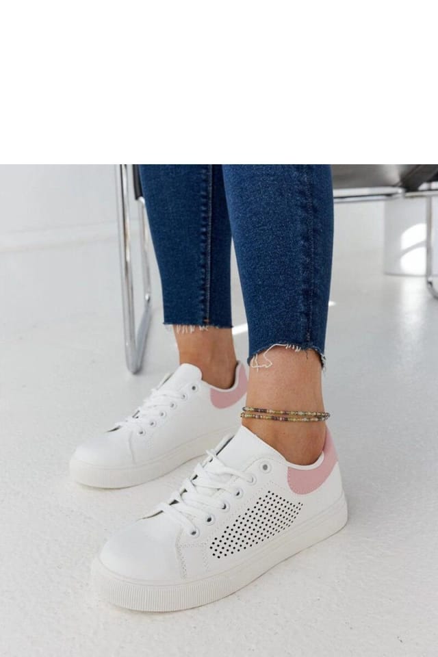 Love Lace Love Lace Women's Semhar Sport Sneakers with White Rubber Sole & Pink Laces - 2