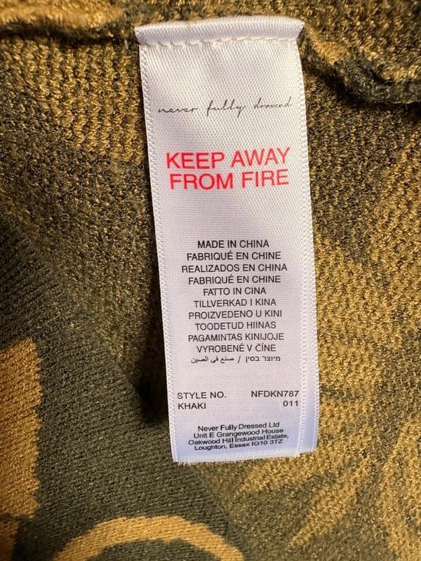 Never Fully Dressed Never fully dressed olive amara knit mini dress