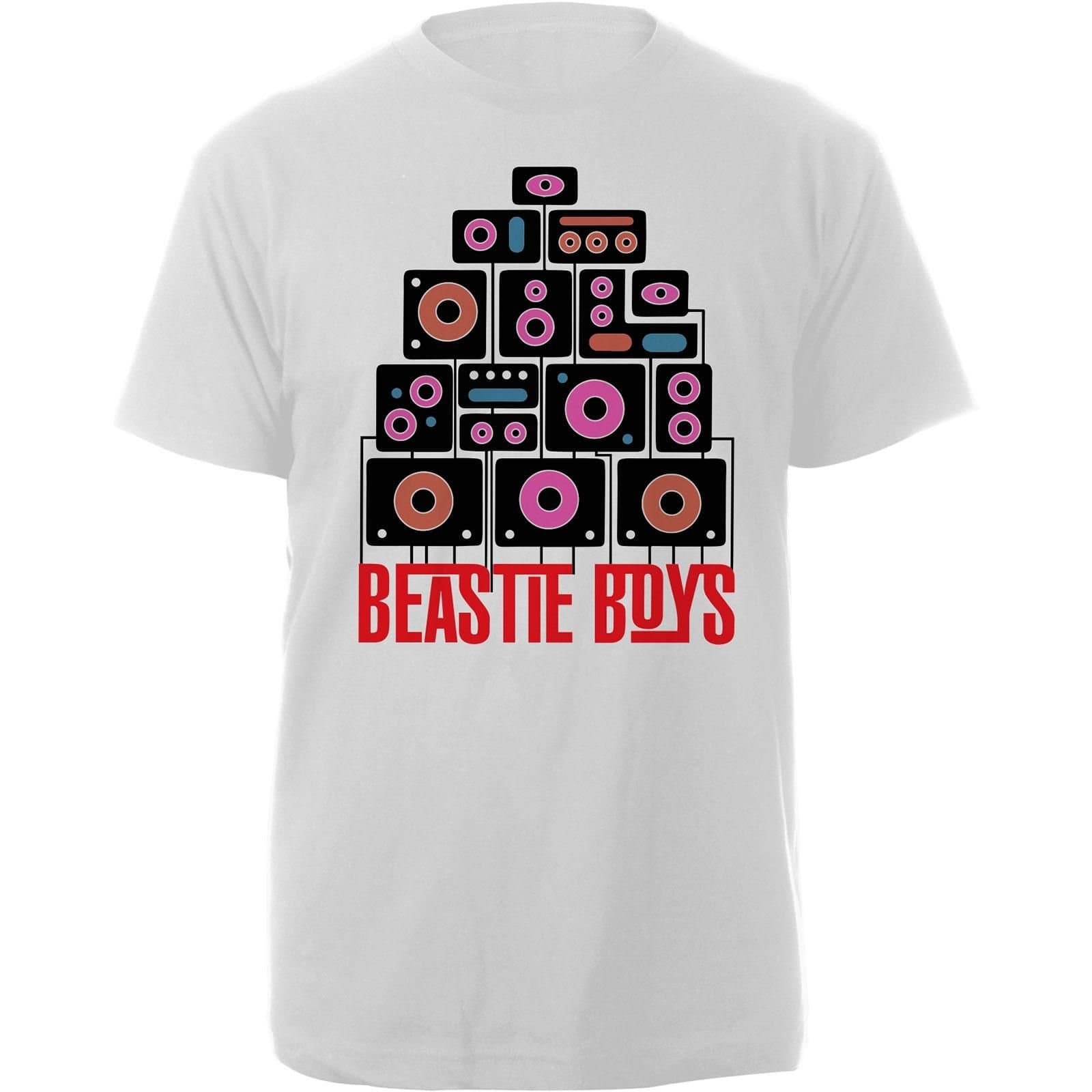 Beastie Boys Beastie Boys Men's Tape T-Shirt in White