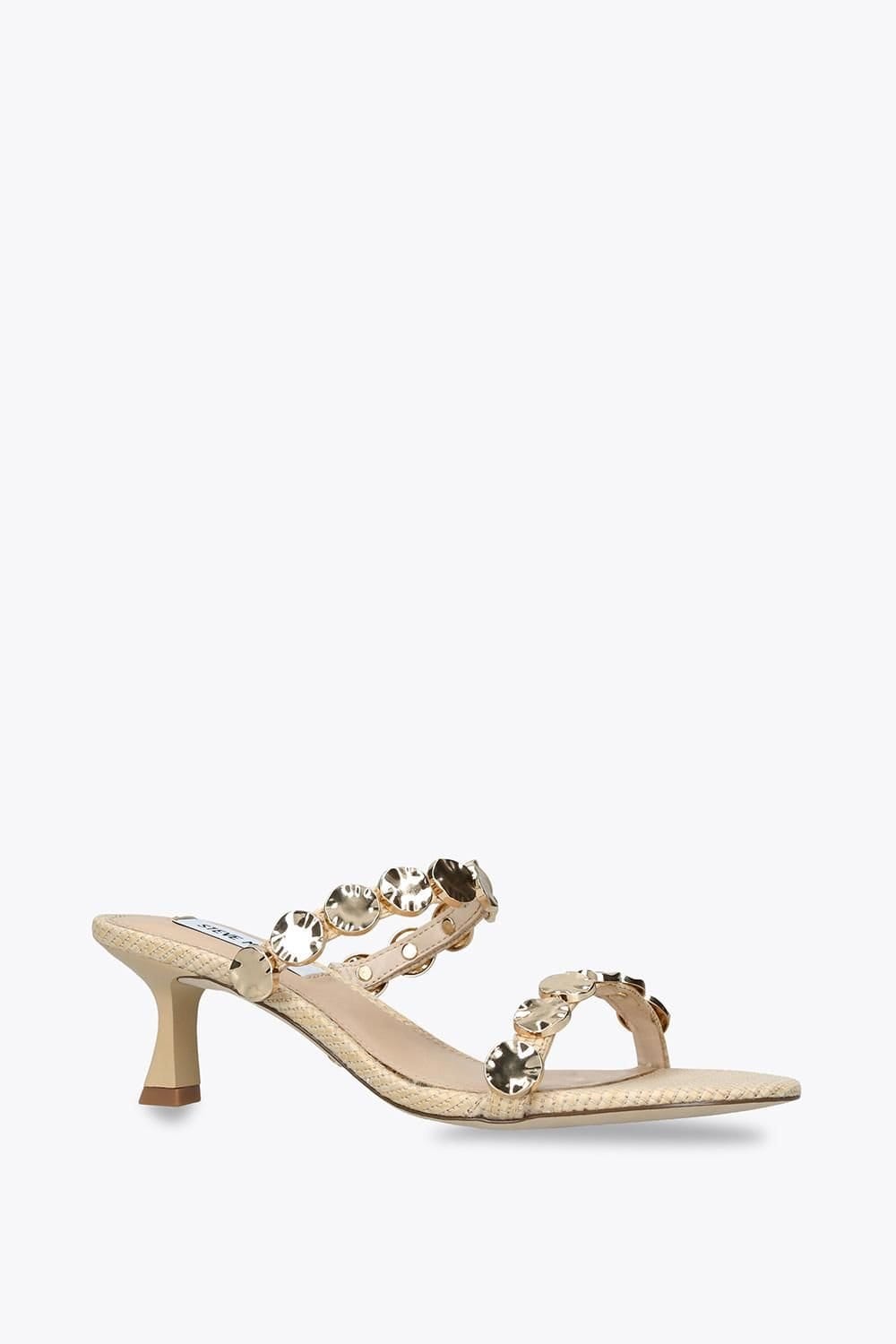 Steve Madden STEVE MADDEN Women's 'Annika Beige' Leather Heels in Beige - 4