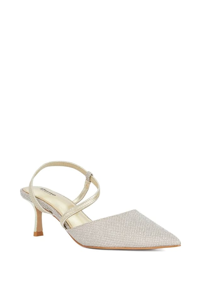 Dune London Dune London Women's Wide Fit 'Charming' Court Shoes in Metallics - 2