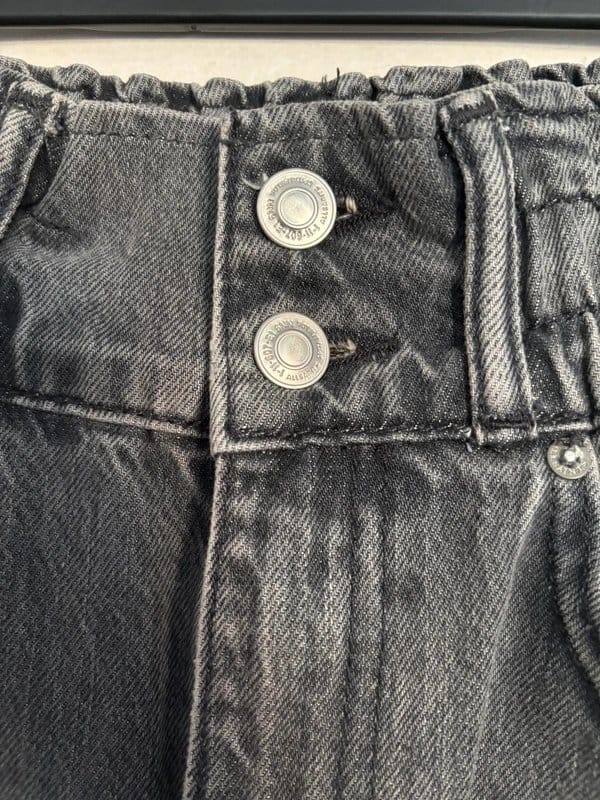 AllSaints Grey High-Waisted Skinny Jeans UK 6