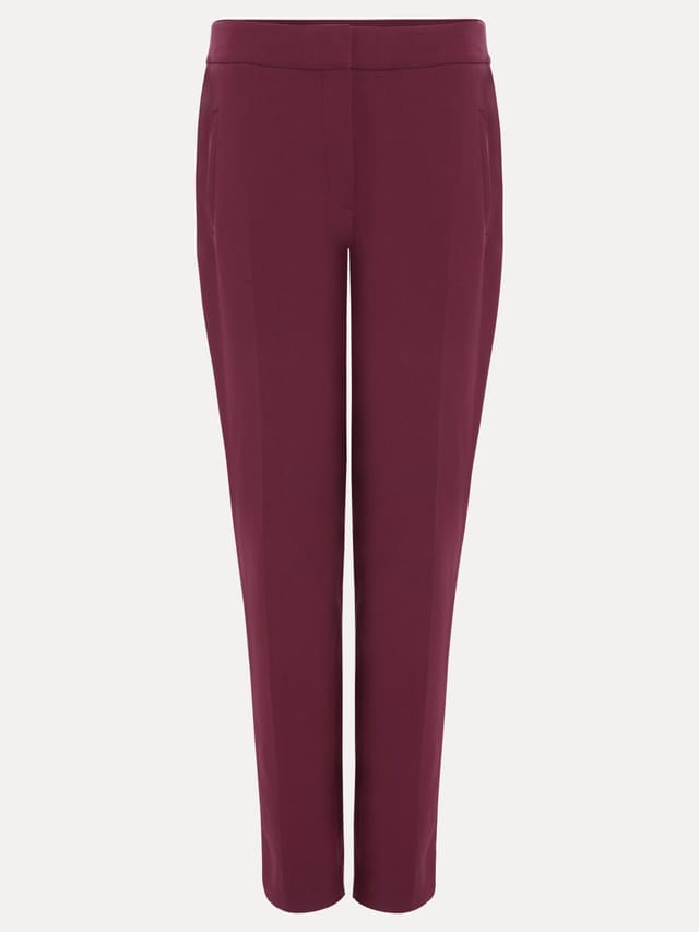 Phase Eight Phase Eight Women's Fara Taper Trousers in Wine - 2
