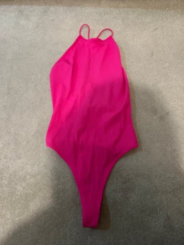 Bershka Bright pink leotard