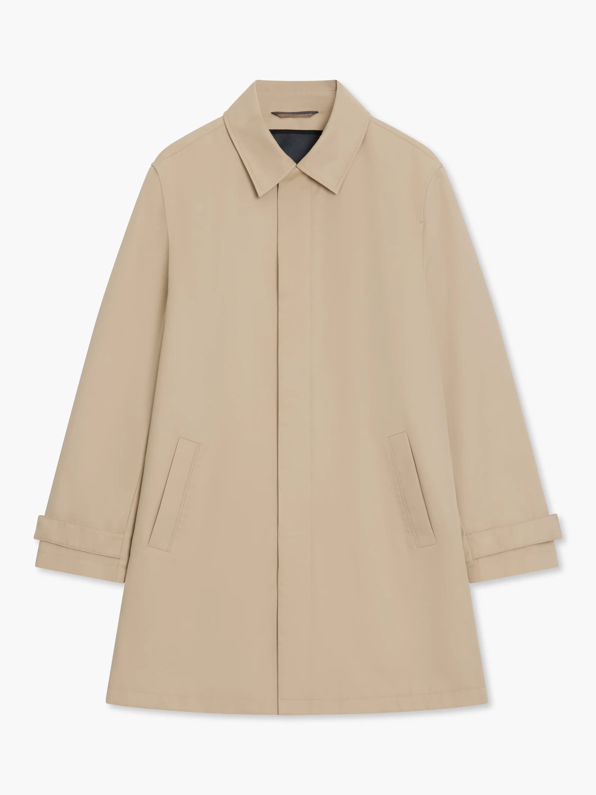 French Connection Collared Stone Mac Coat Sand
