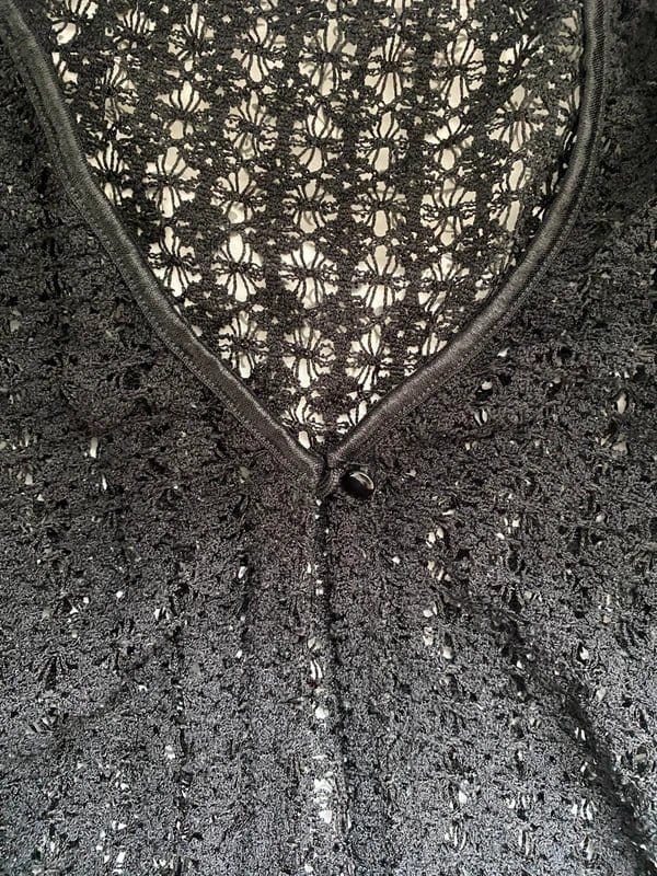 New Look Black Crochet Cardigan