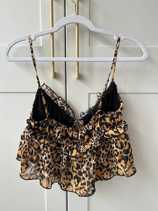 Bershka Bershka Leopard print top