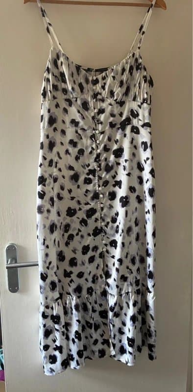 Zara zara slip dress midi lengh brand new with tags size L