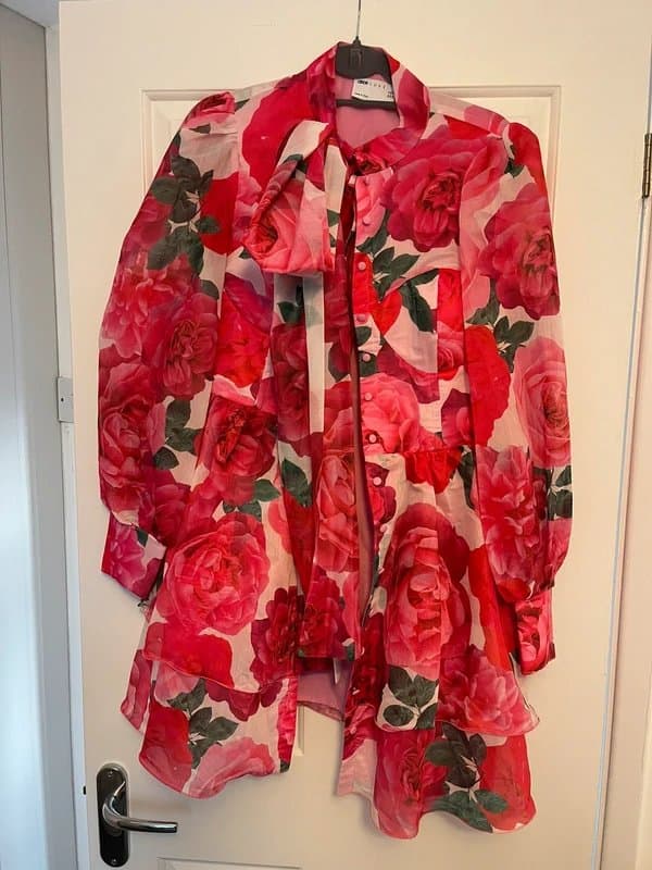 ASOS ASOS Luxe size 12 Pink and Red mini dress