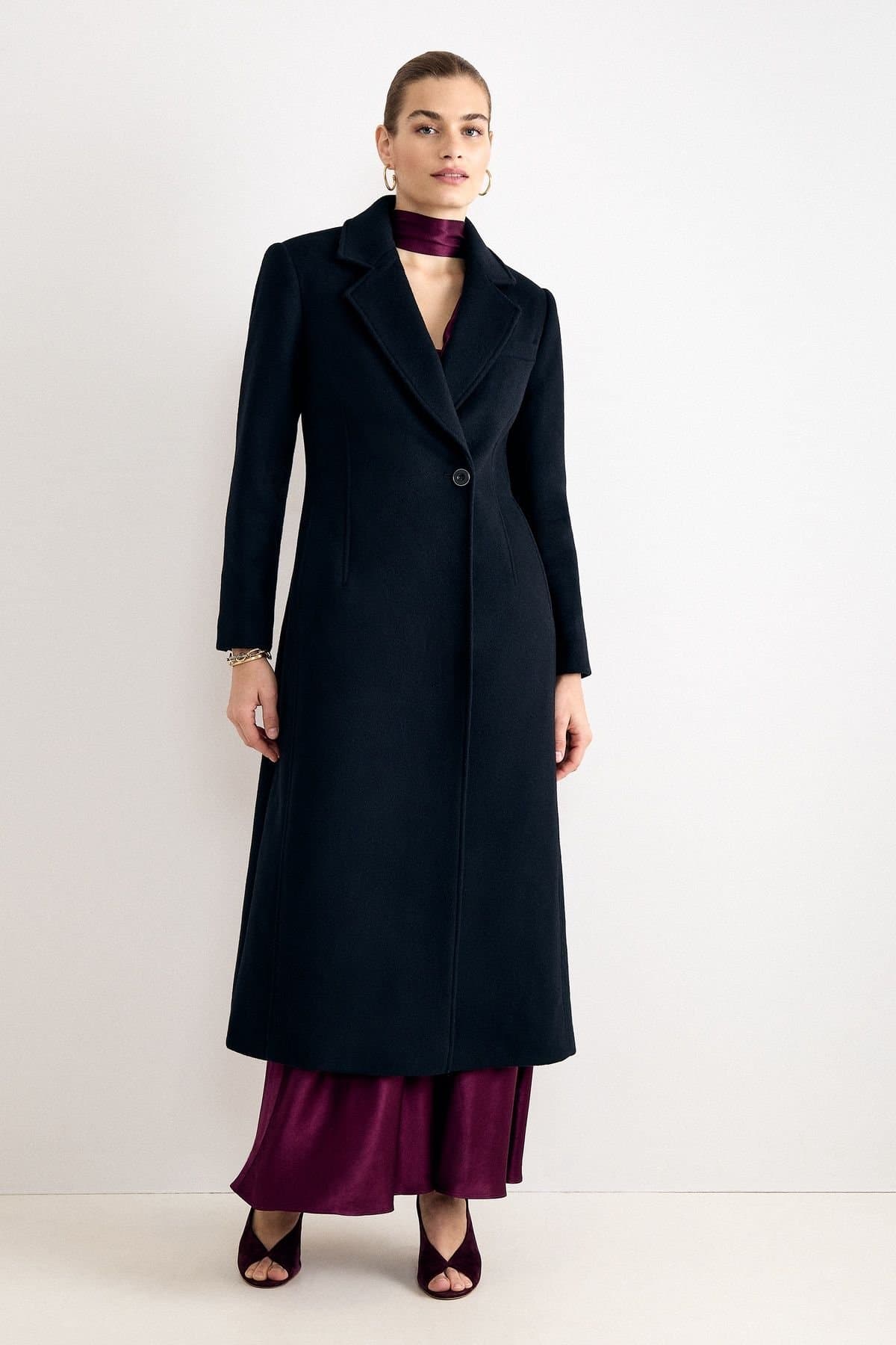 Phase Eight Phase Eight Women's Cailyn Maxi Coat in Midnight