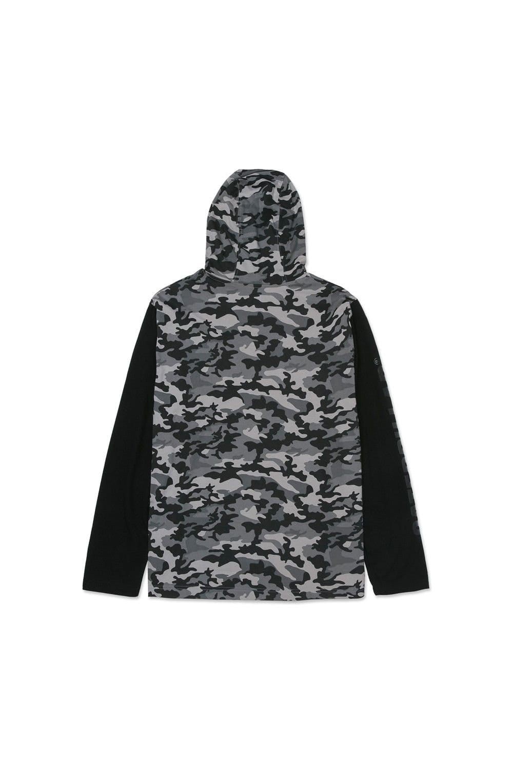 Caterpillar Caterpillar Men's Hooded Long Sleeve Tee in Stone - 4