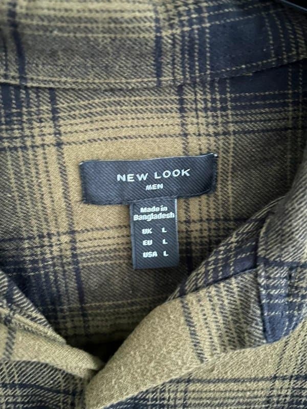New Look Men’s new look checked shirt
