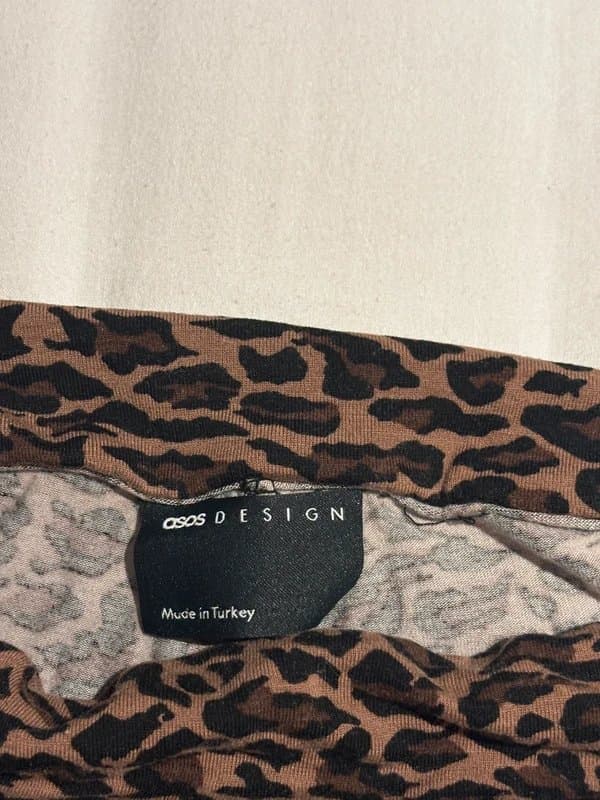 ASOS Design Leopard print flares