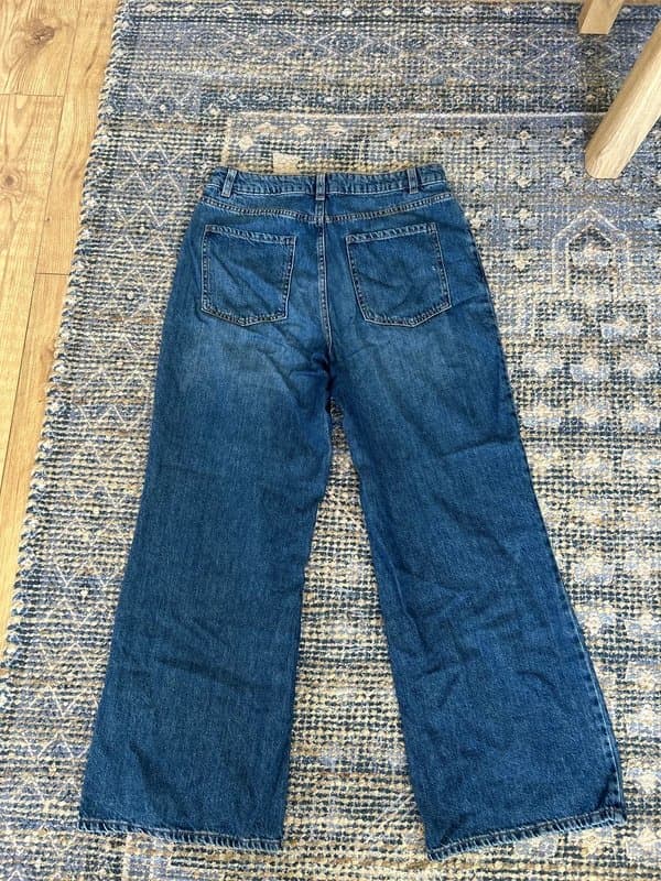 New Look New look wide leg jeans size 12 short