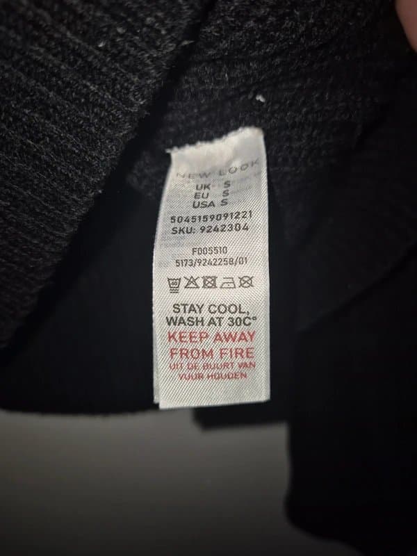 New Look New look black knitted jumper