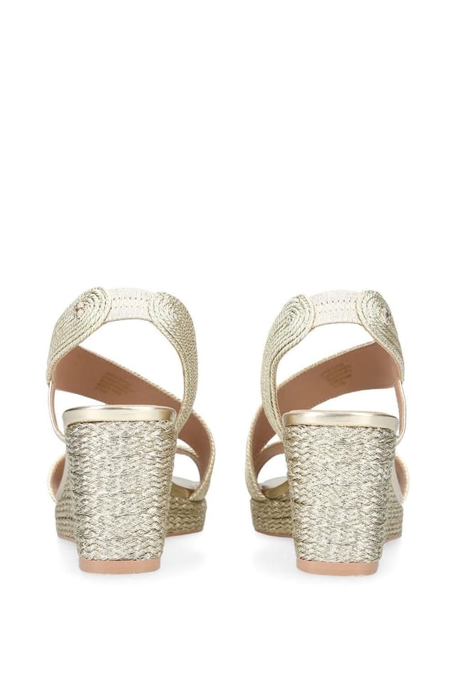 Carvela Carvela Women's 'Gala Wedge 70' Fabric Heels in Gold - 3