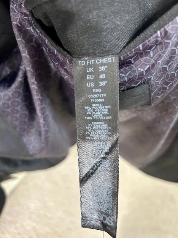 ASOS ASOS Dark Grey Blazer and Waistcoat Combo