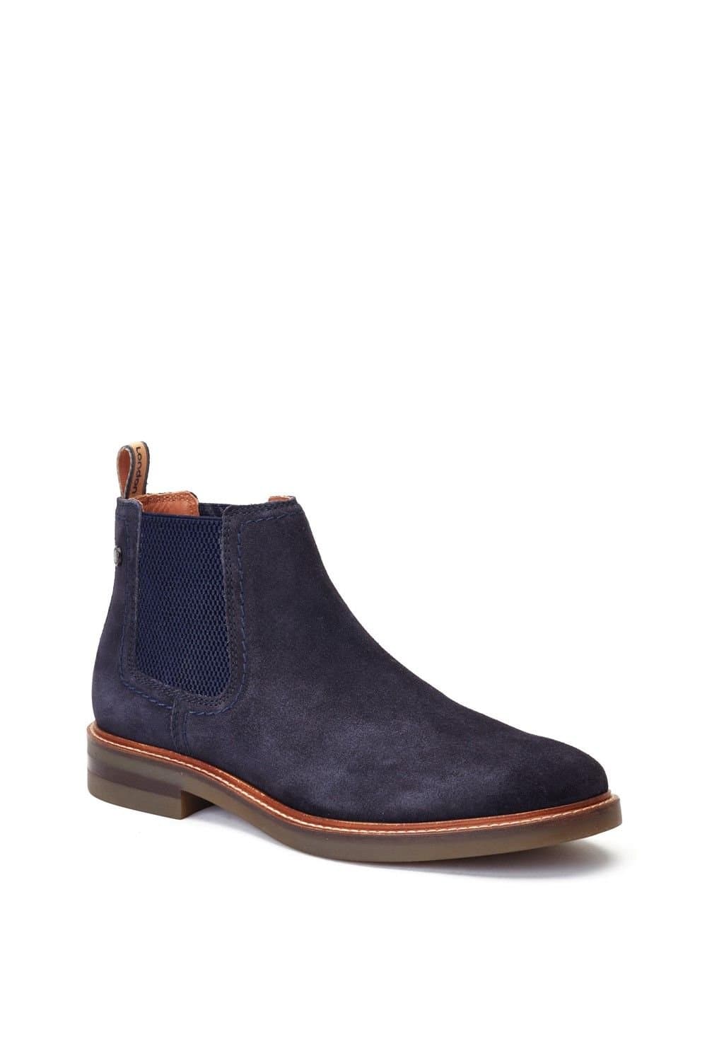 Base London Base London Men's Portland Chelsea Boot in Navy