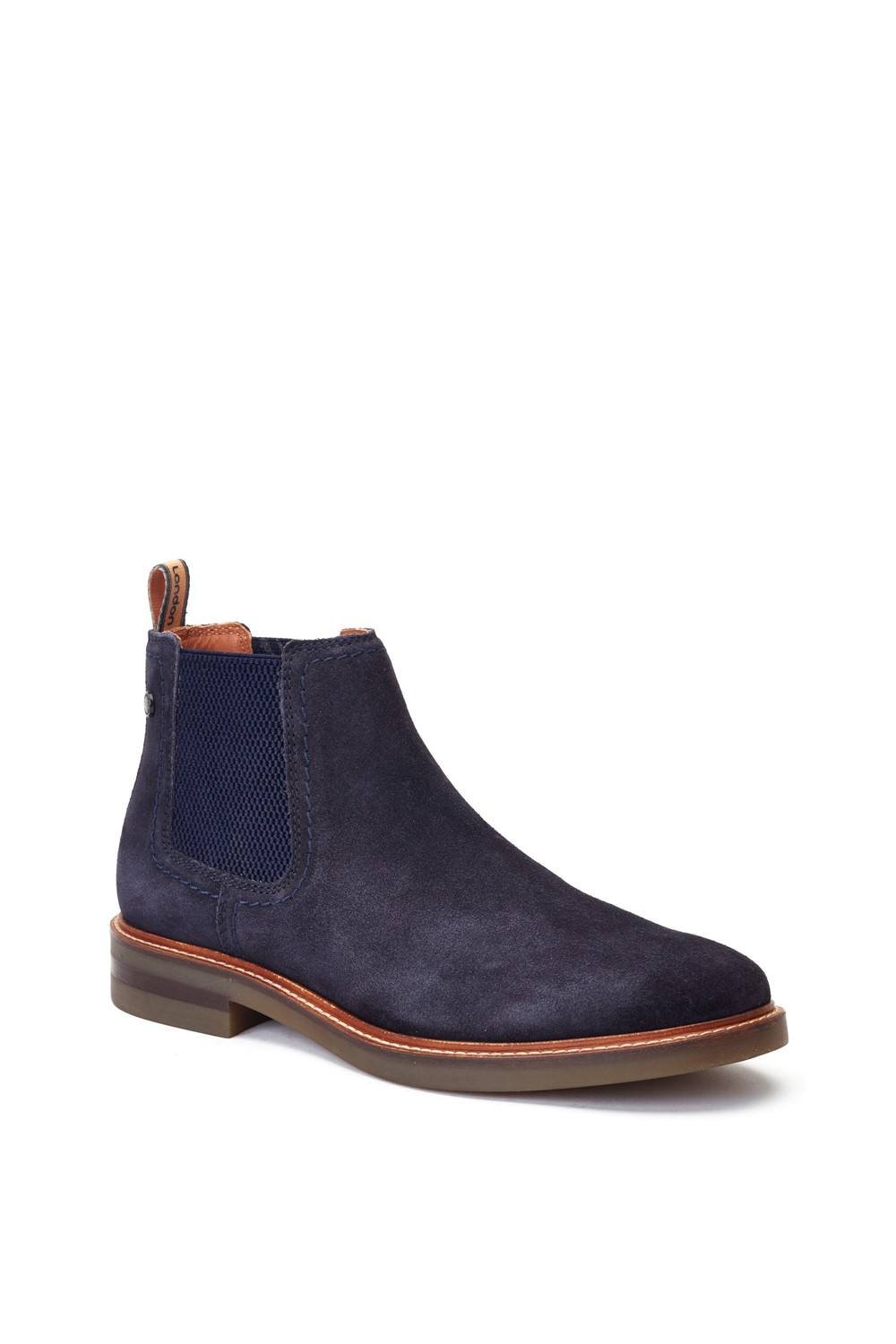 Base London Base London Men's Portland Chelsea Boot in Navy - 3