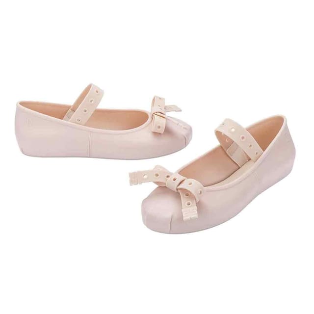 Melissa Shoes Melissa Shoes Women's Sophie Crush Flats in Beige - 2