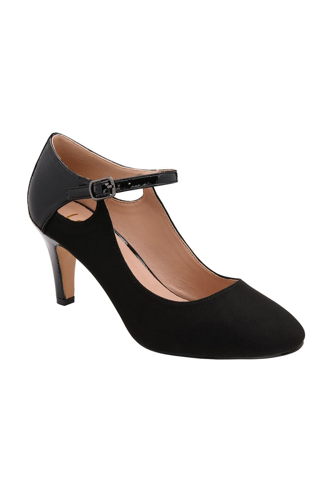 Lotus Lotus Women's 'Muri' Stiletto-Heel Mary-Jane Shoes in Black