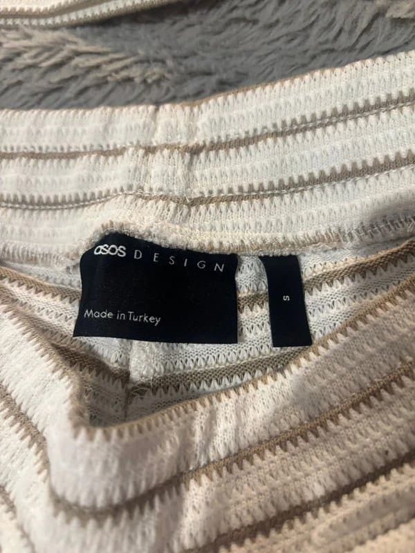 ASOS Crochet knit stripe co-ord set