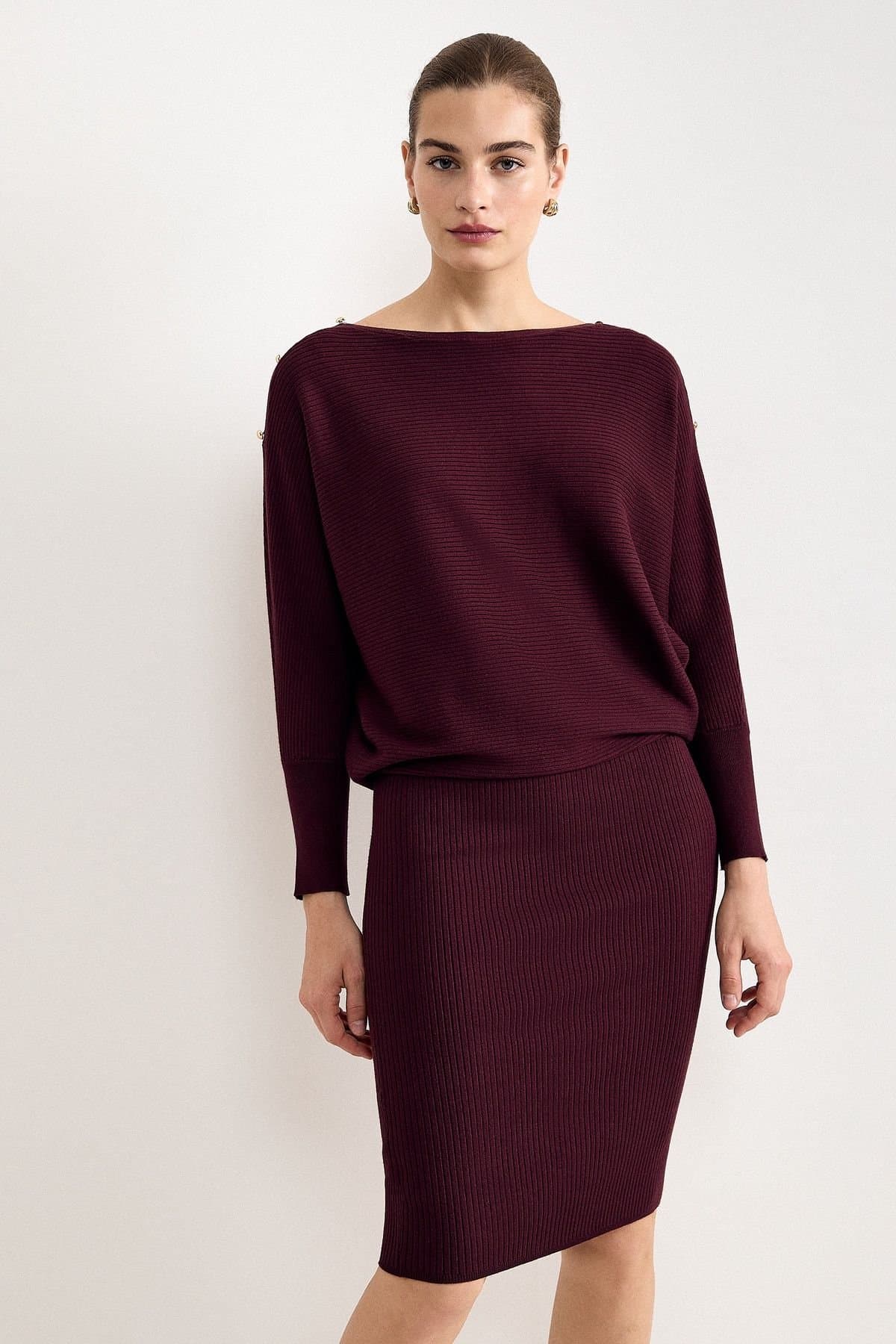 Phase Eight Phase Eight Women's Becca Long Dress in Wine