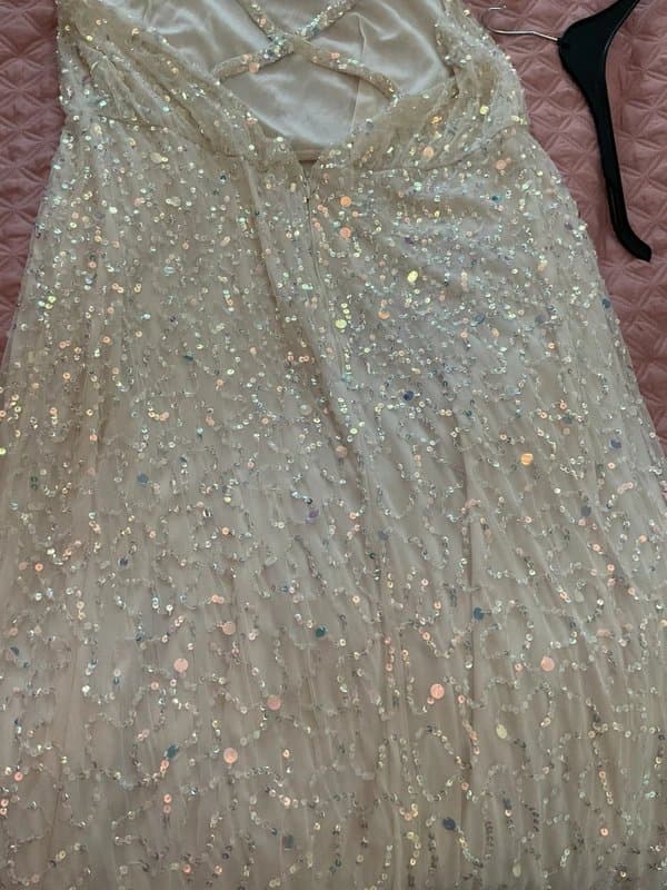 River Island BNWOT river island sequin long evening dress