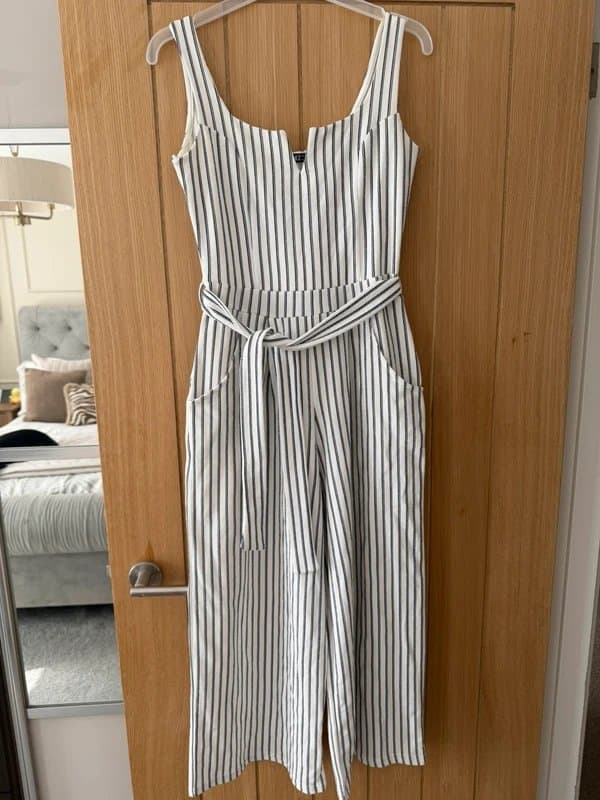 Quiz Woman's Striped jumpsuit