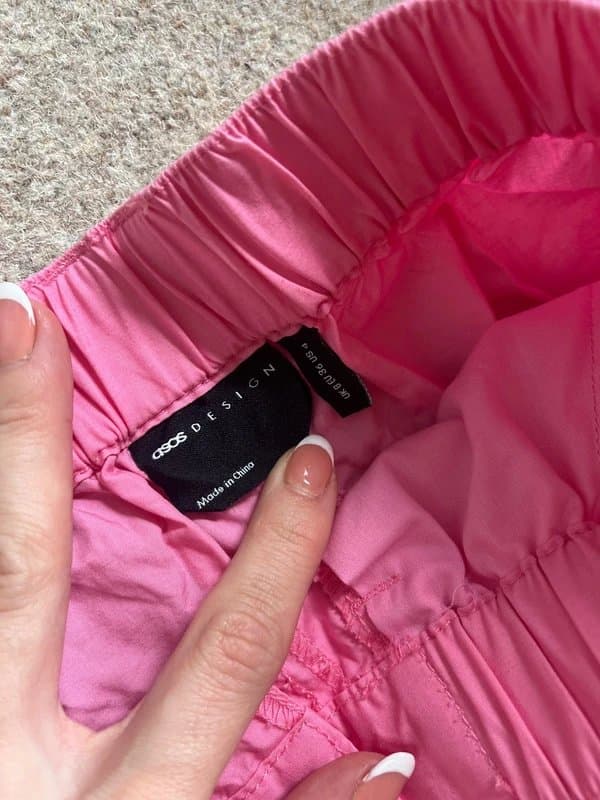 ASOS ASOS design pink cargos
