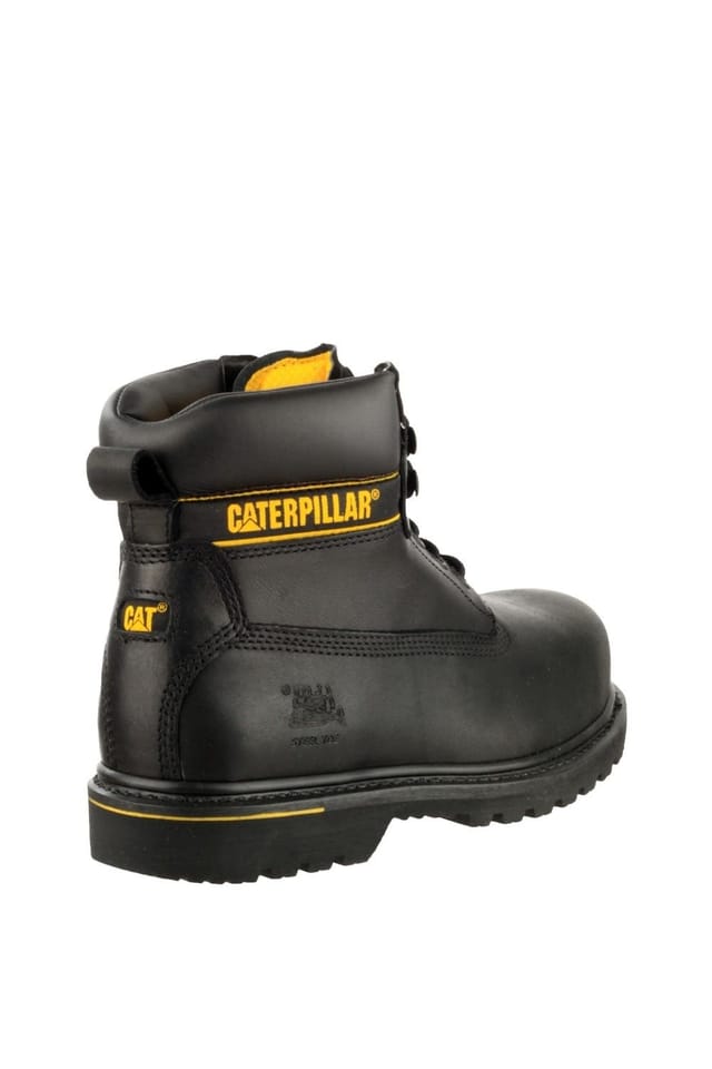 Caterpillar Caterpillar Men's 'Holton S3' Leather Safety Boots in Black - 2