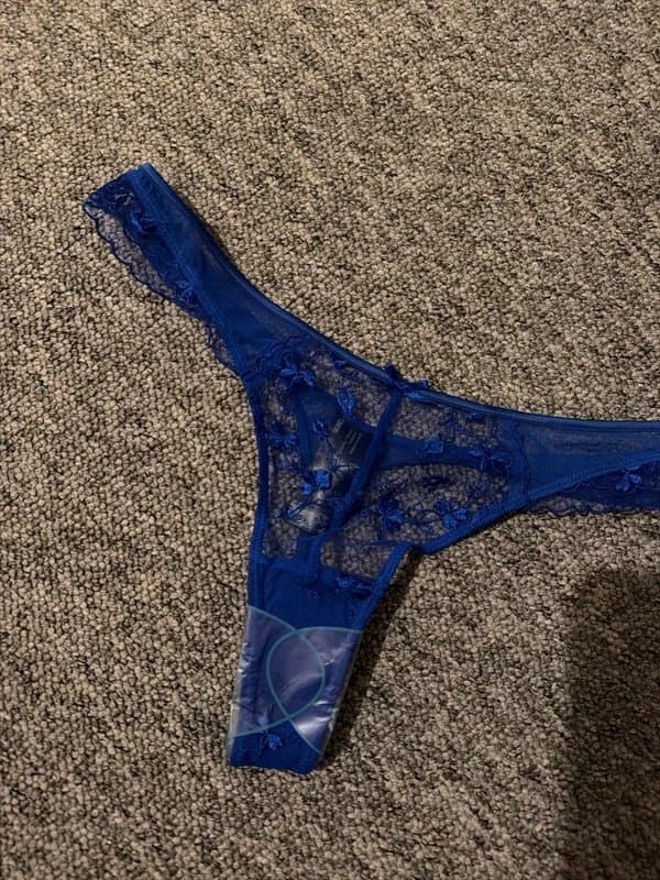 ASOS ASOS blue lace thong