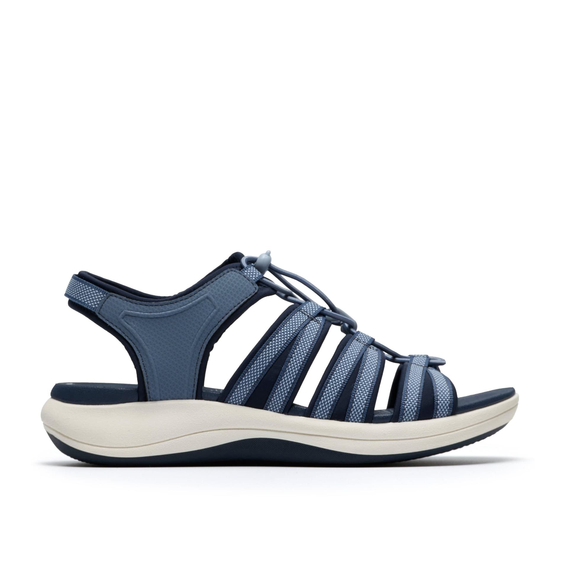 Clarks Clarks Women's Mira Mabel Navy Flat Sandals in Blue