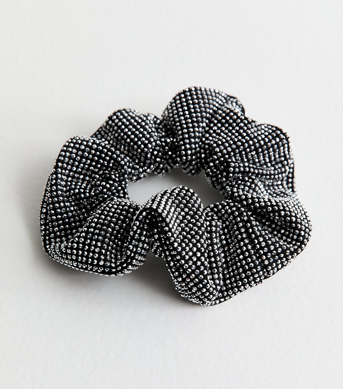 New Look Silver Diamante Embellished Scrunchie New Look - 3