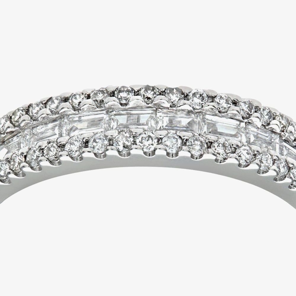 T.H.Baker T.H.Baker Women's 9ct Yellow Gold Sapphire 0.10 Ct Diamond Cluster Ring - 4