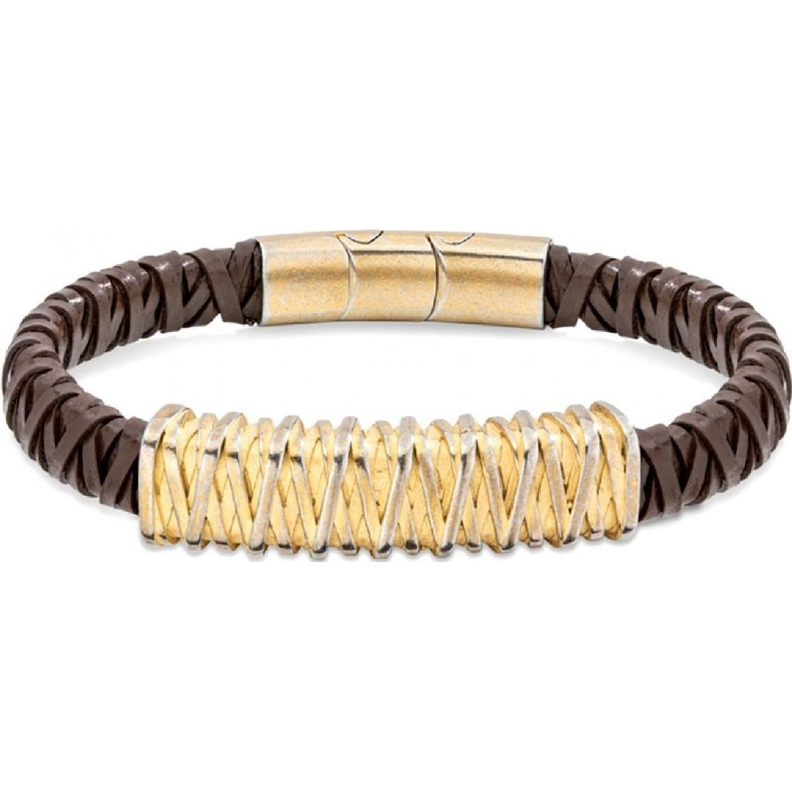 Police Police Brown Leather Men's Bracelet