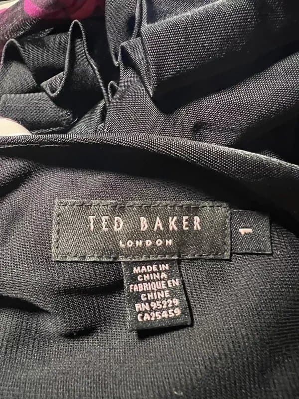 Ted Baker Ted Baker Womens Grey Wool Mix Sleeveless Pencil Dress Office 3  UK 12