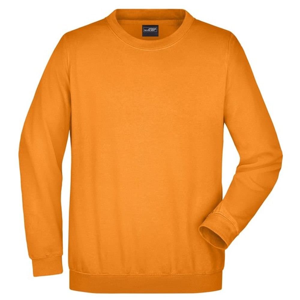 James and Nicholson James and Nicholson Men's Heavy Sweatshirt in Orange