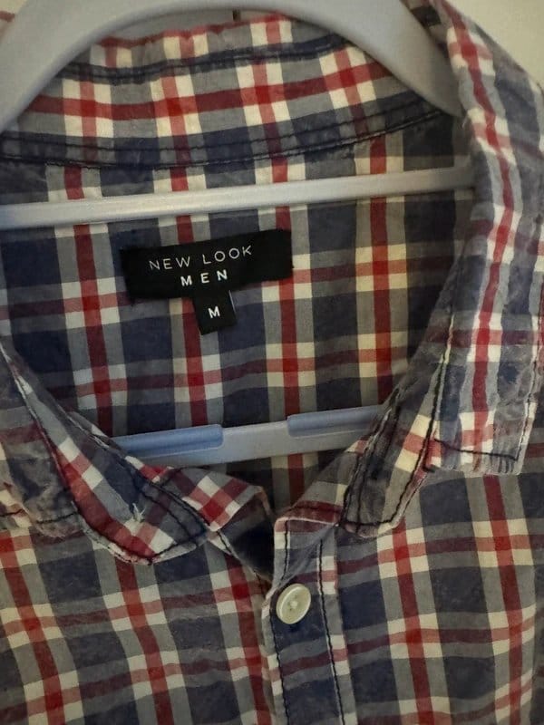New Look Men's Multi-Coloured Plaid Shirt