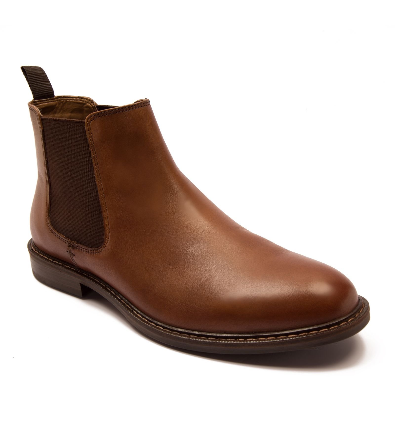 Thomas Crick Thomas Crick Men's Truman' Formal Leather Chelsea Boots in Tan - 2