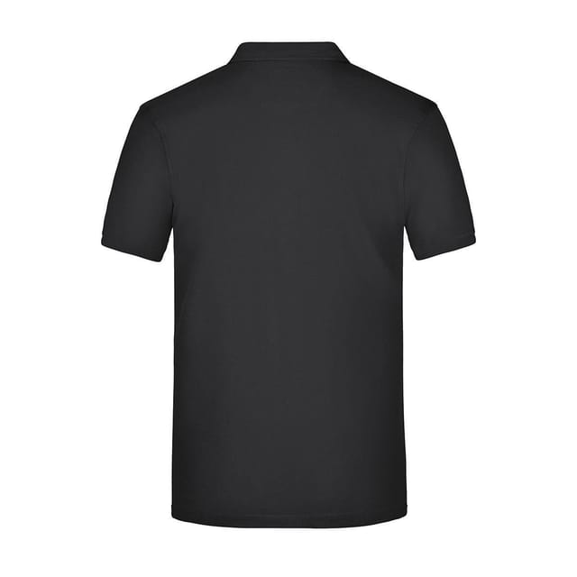 James and Nicholson James and Nicholson Men's Plain Polo Shirt in Black - 2