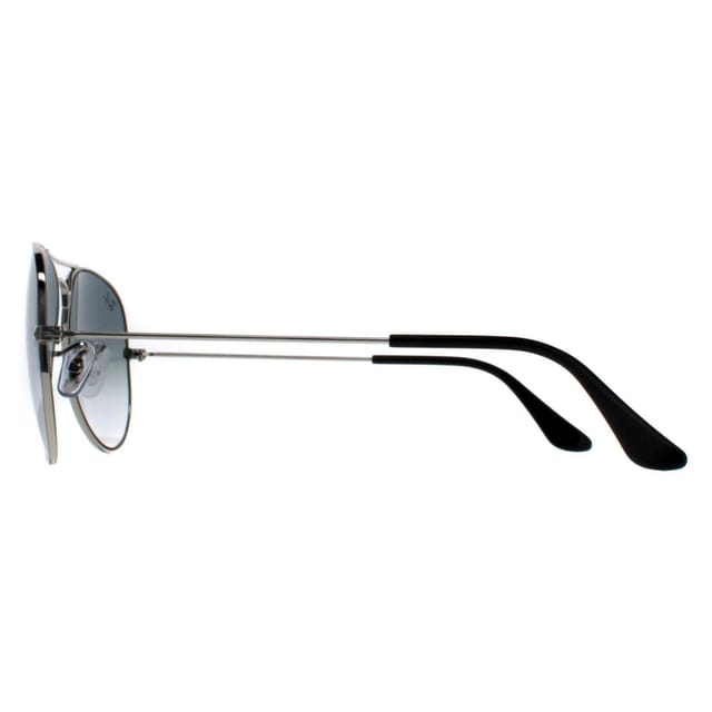Ray-Ban Ray-Ban Men's Aviator Silver Gradient Light Blue Sunglasses - 3